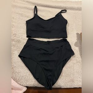 Black aerie bikini set